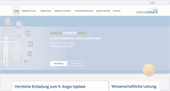 Desktop Screenshot of angio-update.com
